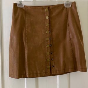 Free people tan skirt